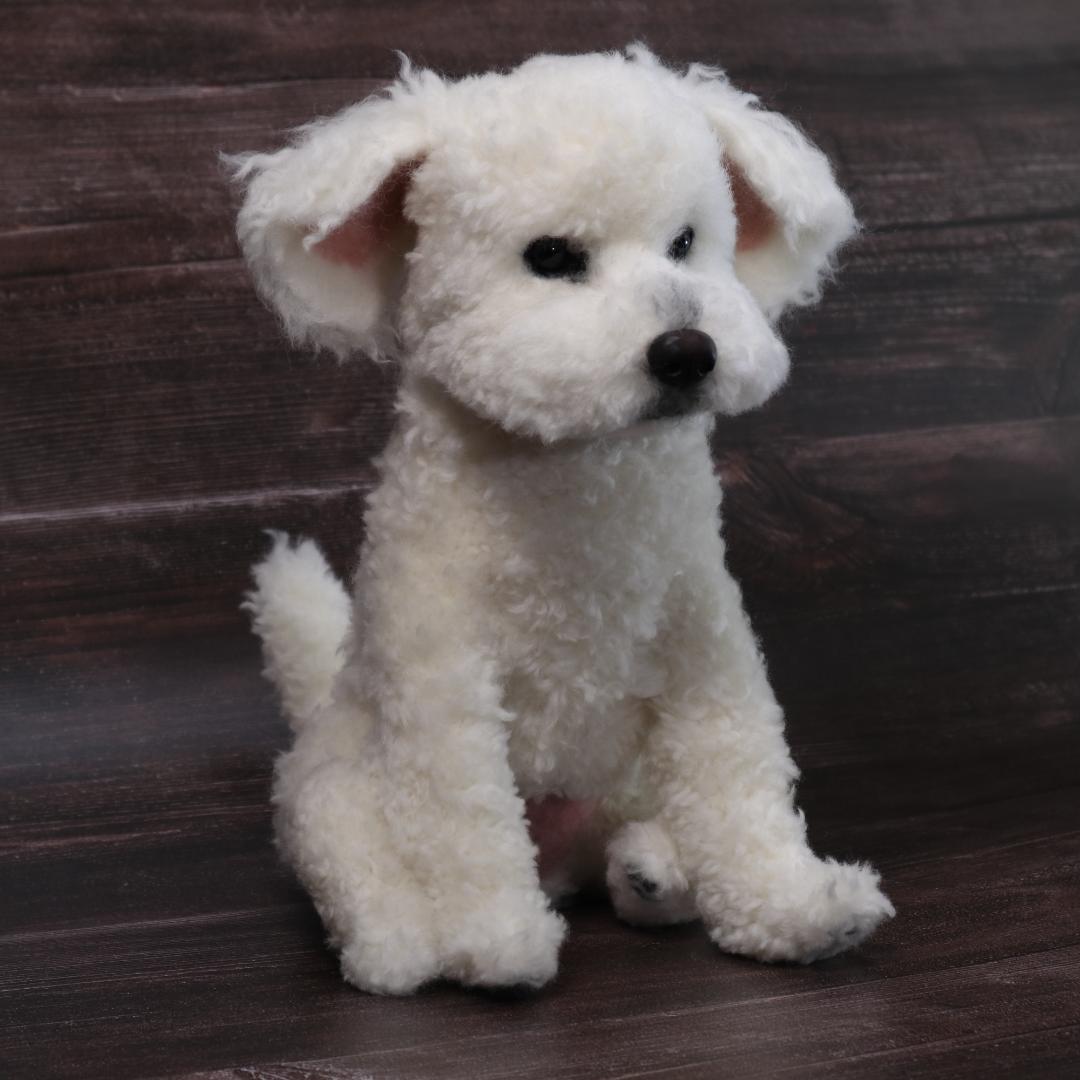 羊毛フェルト　かんすけ様　ミニチュアプードル　犬　ハンドメイド　オーダー