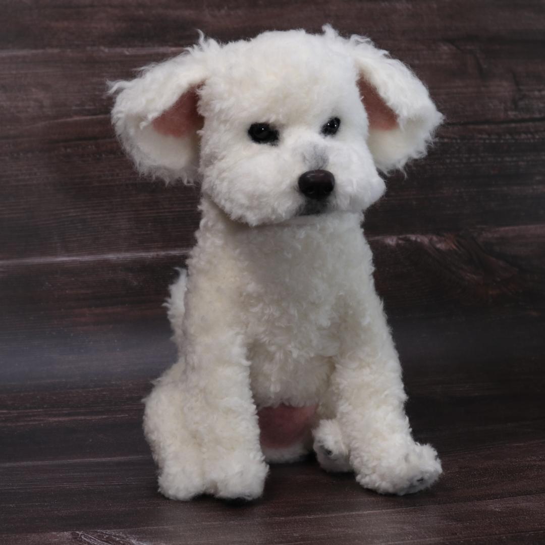 羊毛フェルト　かんすけ様　ミニチュアプードル　犬　ハンドメイド　オーダー