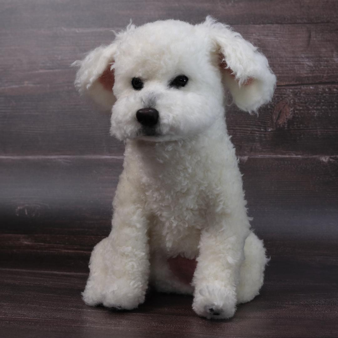 羊毛フェルト　かんすけ様　ミニチュアプードル　犬　ハンドメイド　オーダー