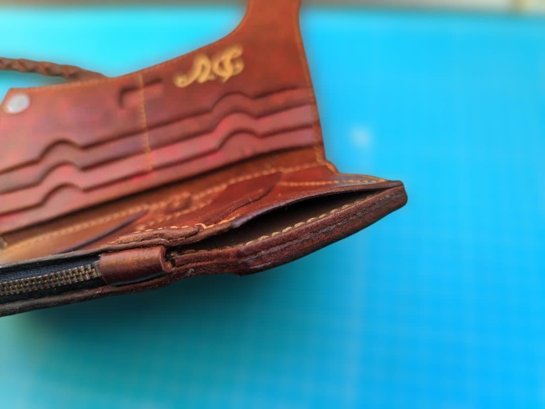 バイカーズウォレット右ポケット長財布