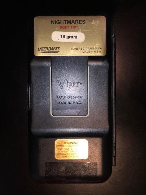 新品未使用ダーツ【激レア】レーザーダーツ：ナイトメア・ブラック１８ｇ ④