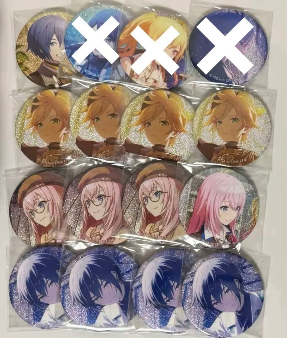 プロセカ 暁山瑞希 グリッター缶バッジ 50C レン ルカ KAITO