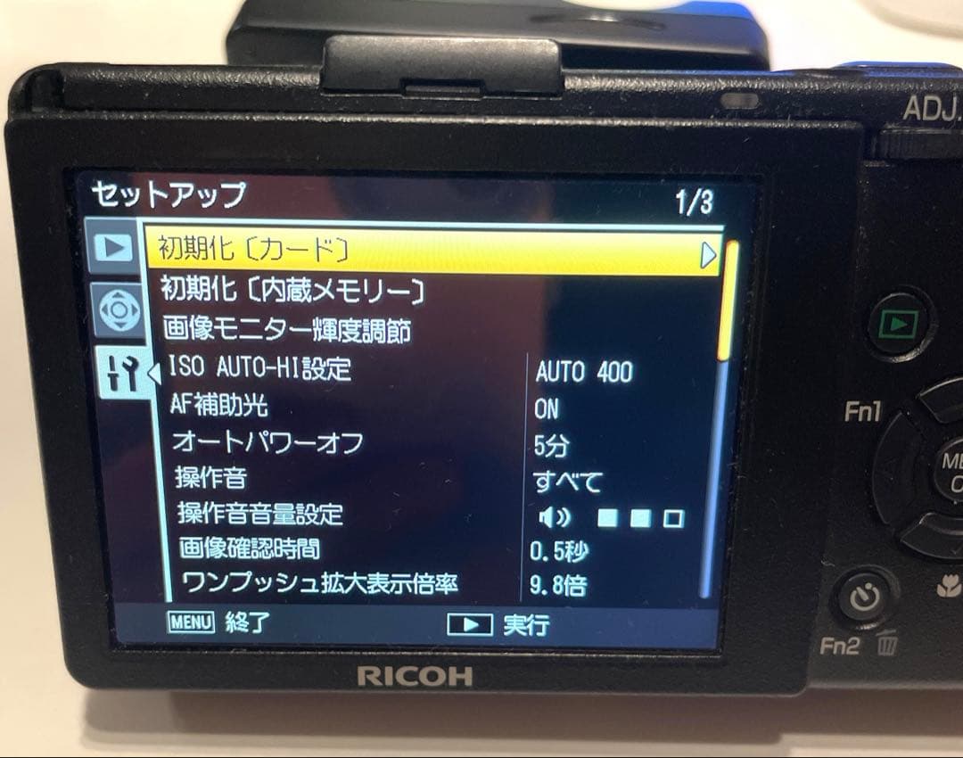 RICOH GR DIGITAL Ⅲ デジカメ 充電器バッテリー付き