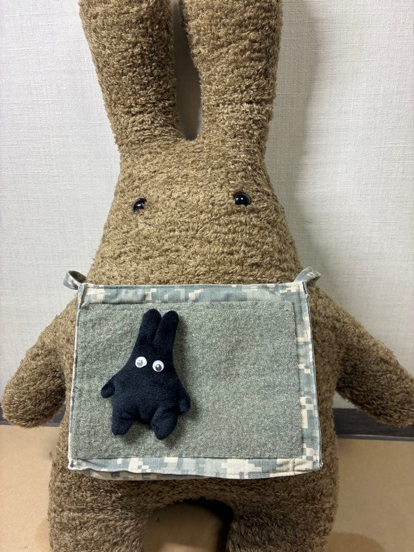 【HI】ウサギぬいぐるみ / ブラウン２型４サイズ（各装備込み）