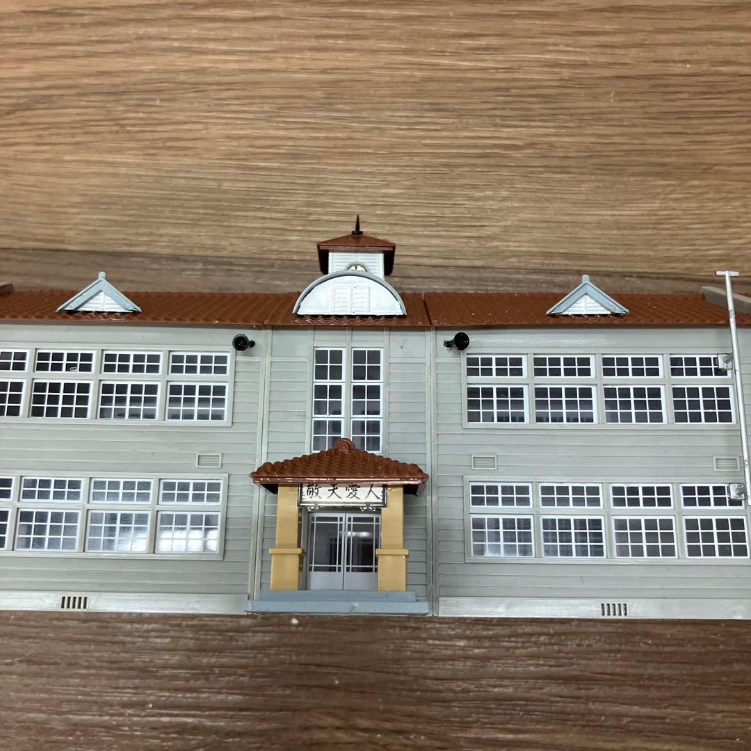 3F トミーテック ジオコレ 建物コレクション 学校 木造校舎 ジオラマ