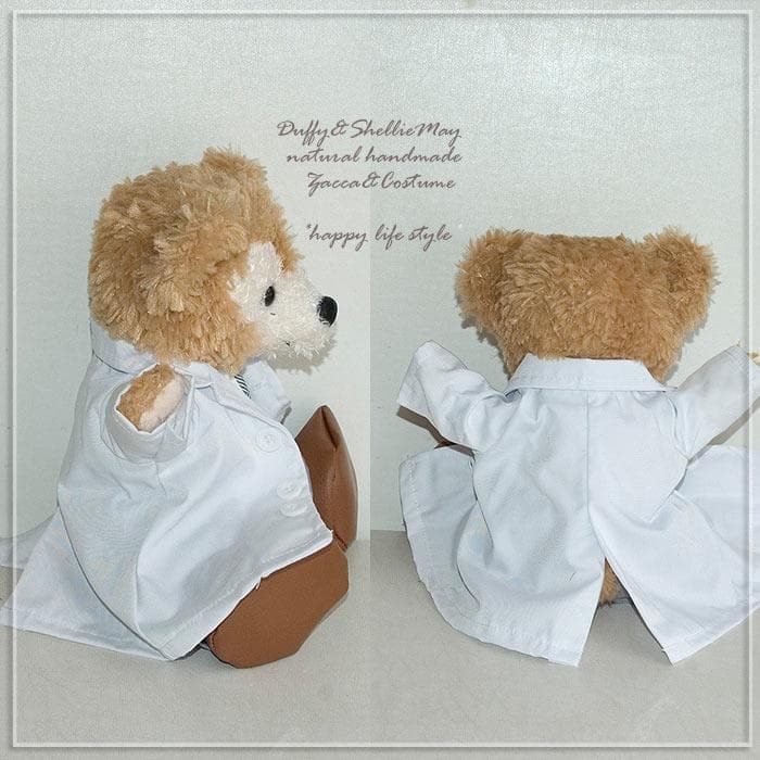 ダッフィー＊シェリーメイ：ハンドパペットサイズお医者さん聴診器セット