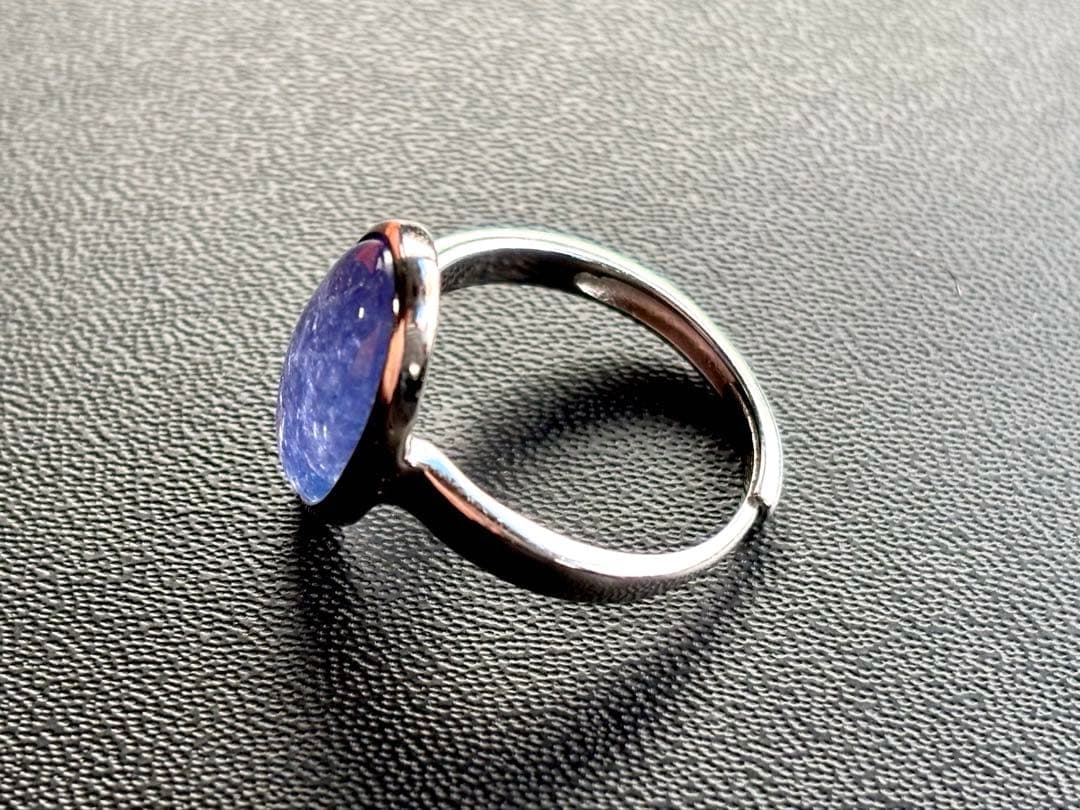 究極品質　霊力纏いし魔法の聖石　幻のロイヤルブルーフラワータンザナイトのリング