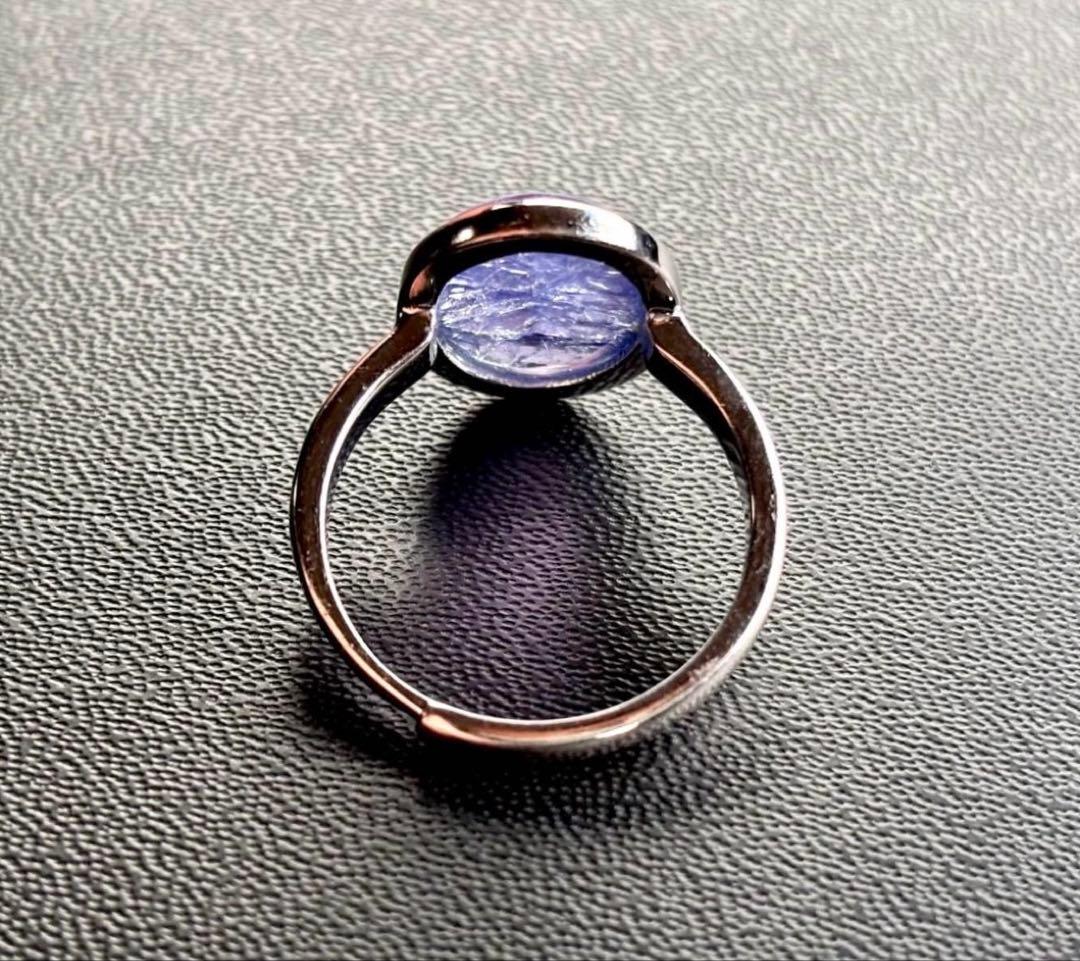 究極品質　霊力纏いし魔法の聖石　幻のロイヤルブルーフラワータンザナイトのリング
