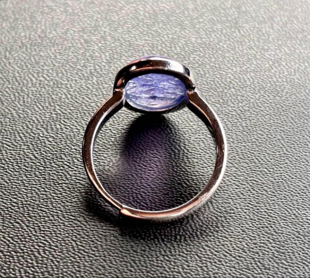究極品質　霊力纏いし魔法の聖石　幻のロイヤルブルーフラワータンザナイトのリング