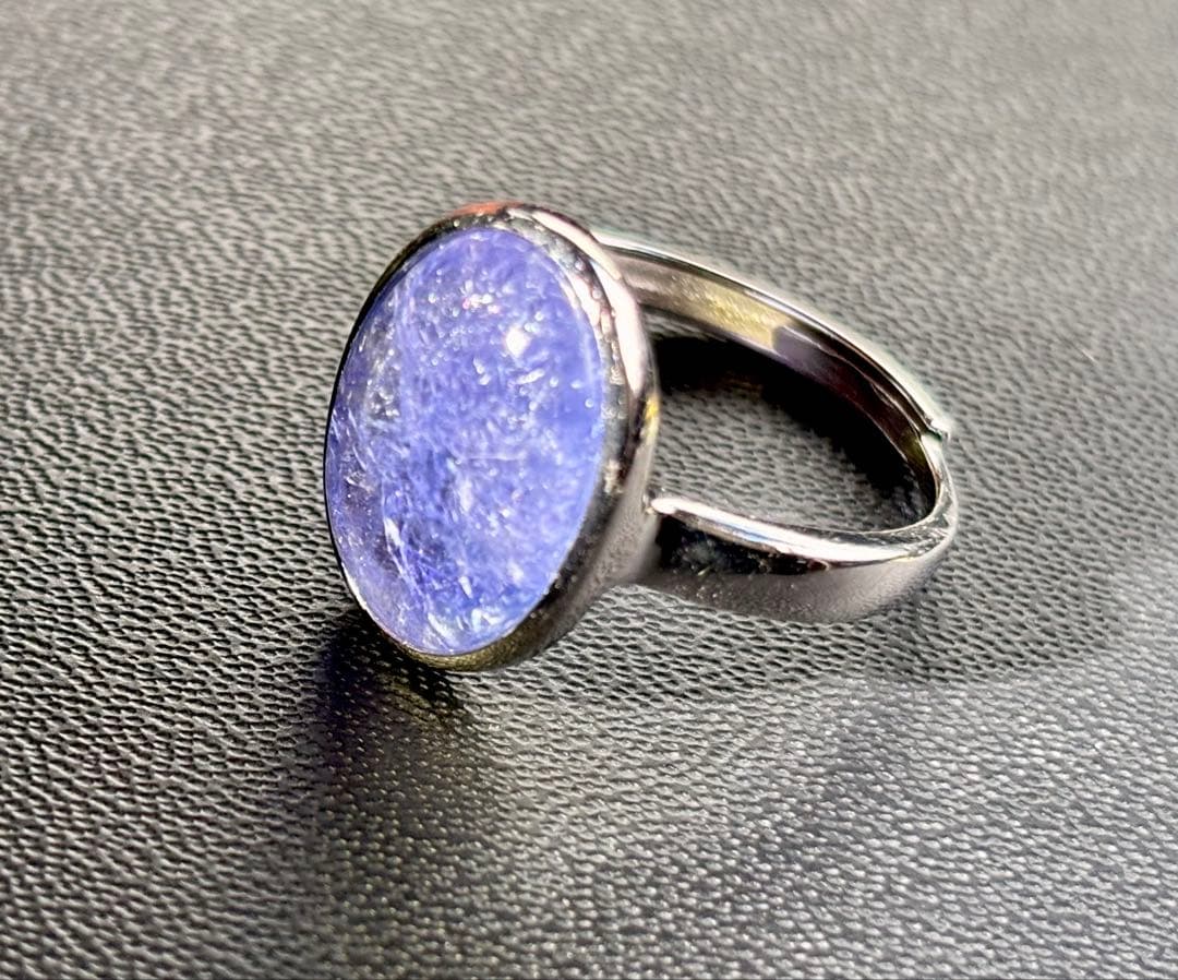 究極品質　霊力纏いし魔法の聖石　幻のロイヤルブルーフラワータンザナイトのリング