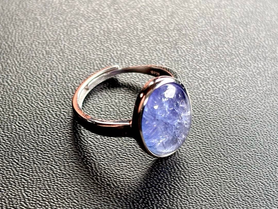 究極品質　霊力纏いし魔法の聖石　幻のロイヤルブルーフラワータンザナイトのリング