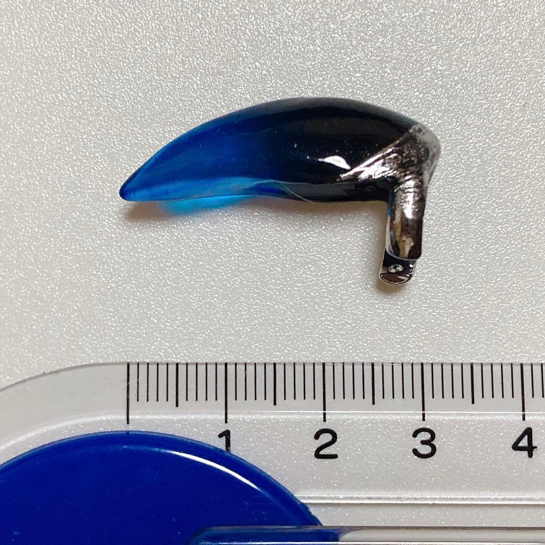 ネイルリング　グラデーションリング ブルー系 青　指輪　小指　薬指