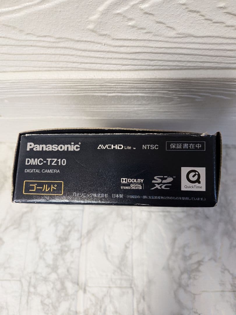 【Panasonic】LUMIX DMC-TZ 10デジカメ　ゴールド