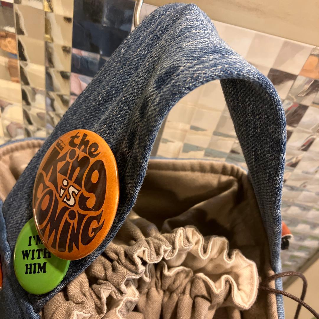 デニムリメイクハンドメイドバッグ