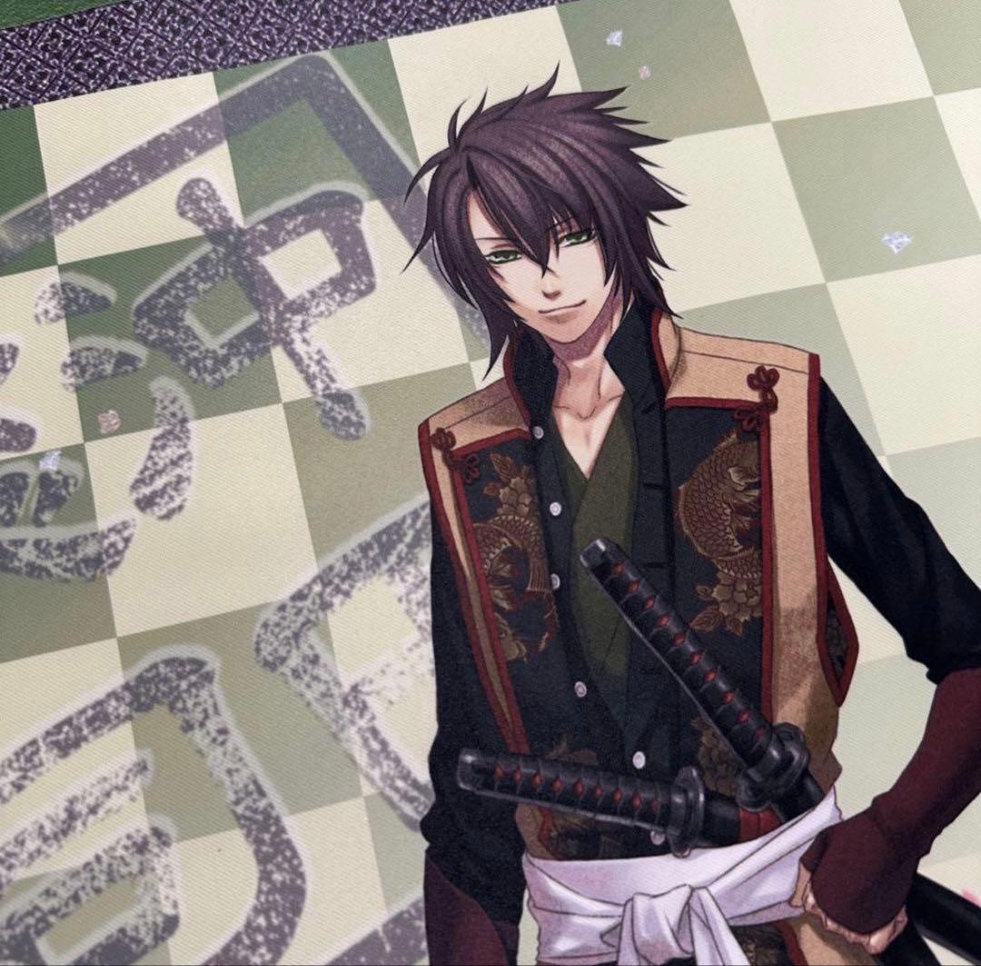 薄桜鬼　沖田総司　カラコレ　缶バッジ　メガネ拭き　タペストリー　セット