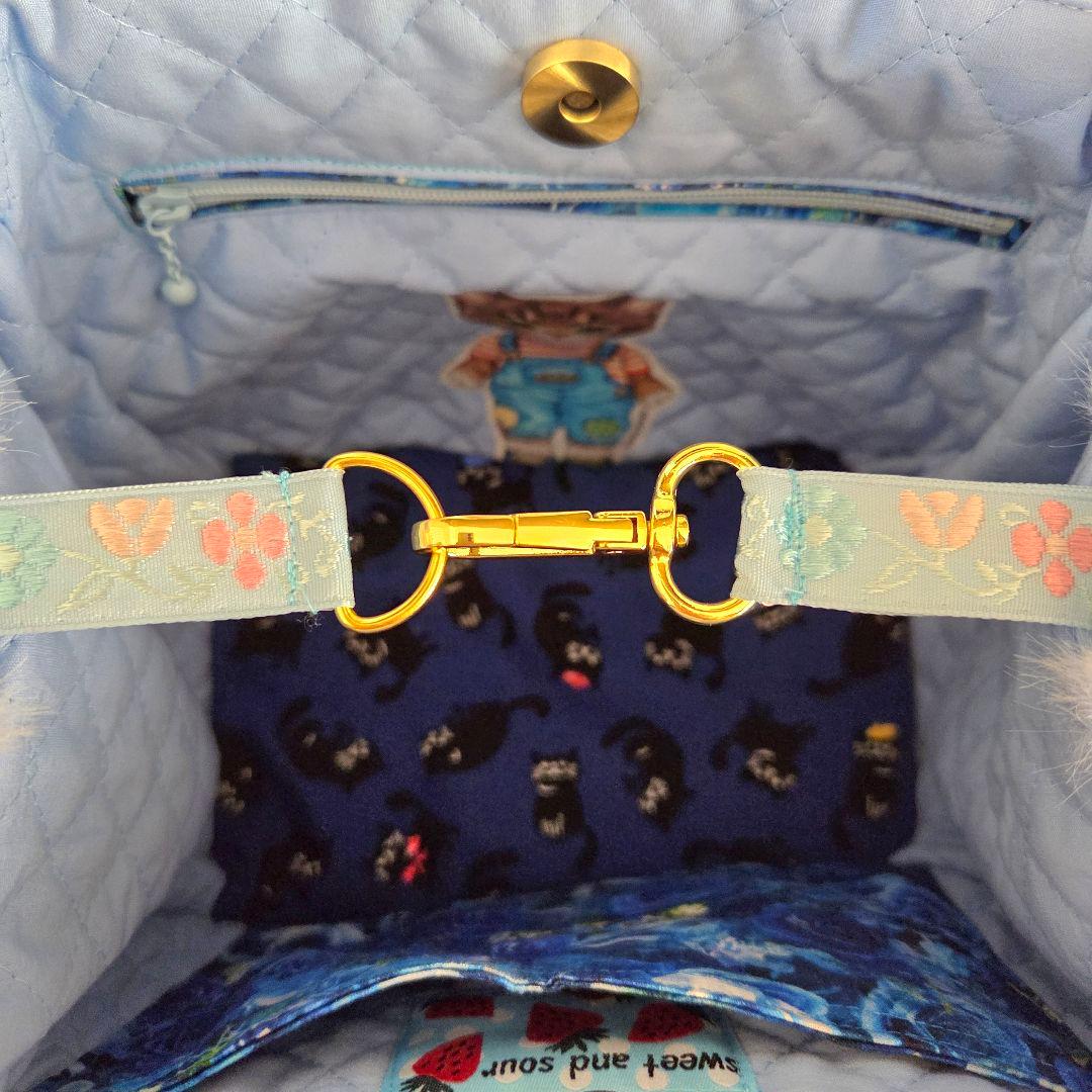 コヤンイサムチョン　チェックちゃんトートバッグ