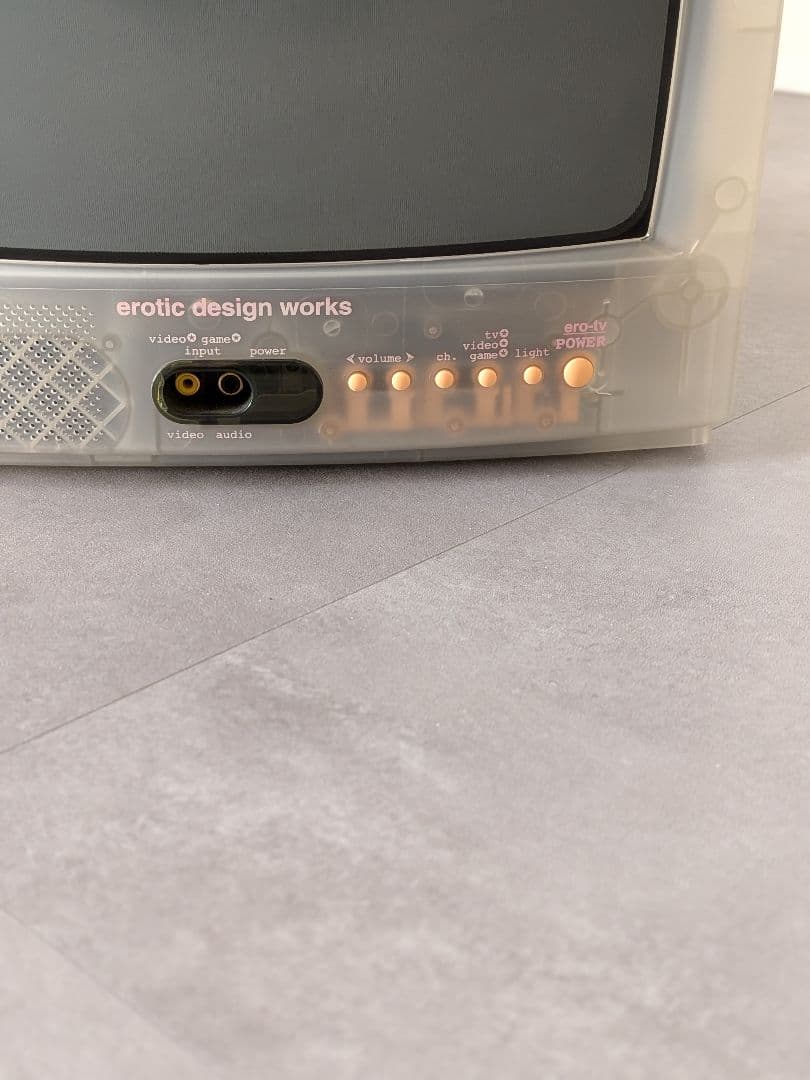 90's-00's Ero TV スケルトン ブラウン管 ヴィンテージ Y2K