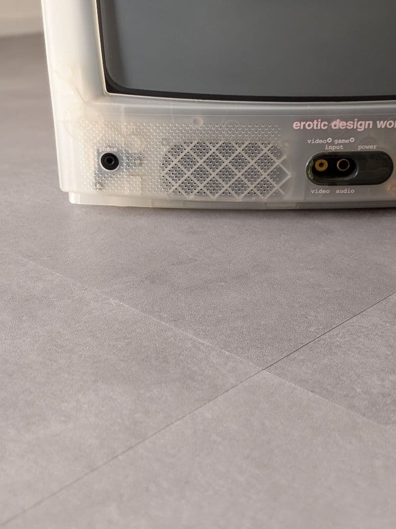 90's-00's Ero TV スケルトン ブラウン管 ヴィンテージ Y2K