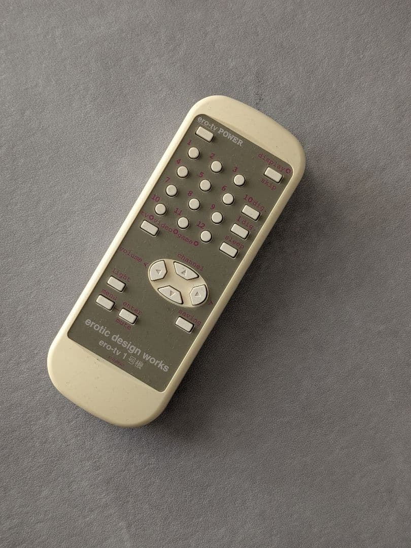 90's-00's Ero TV スケルトン ブラウン管 ヴィンテージ Y2K