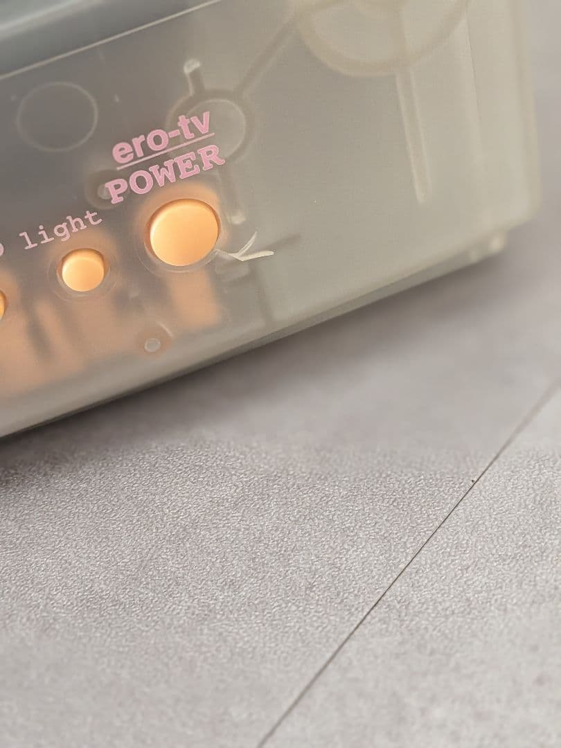 90's-00's Ero TV スケルトン ブラウン管 ヴィンテージ Y2K