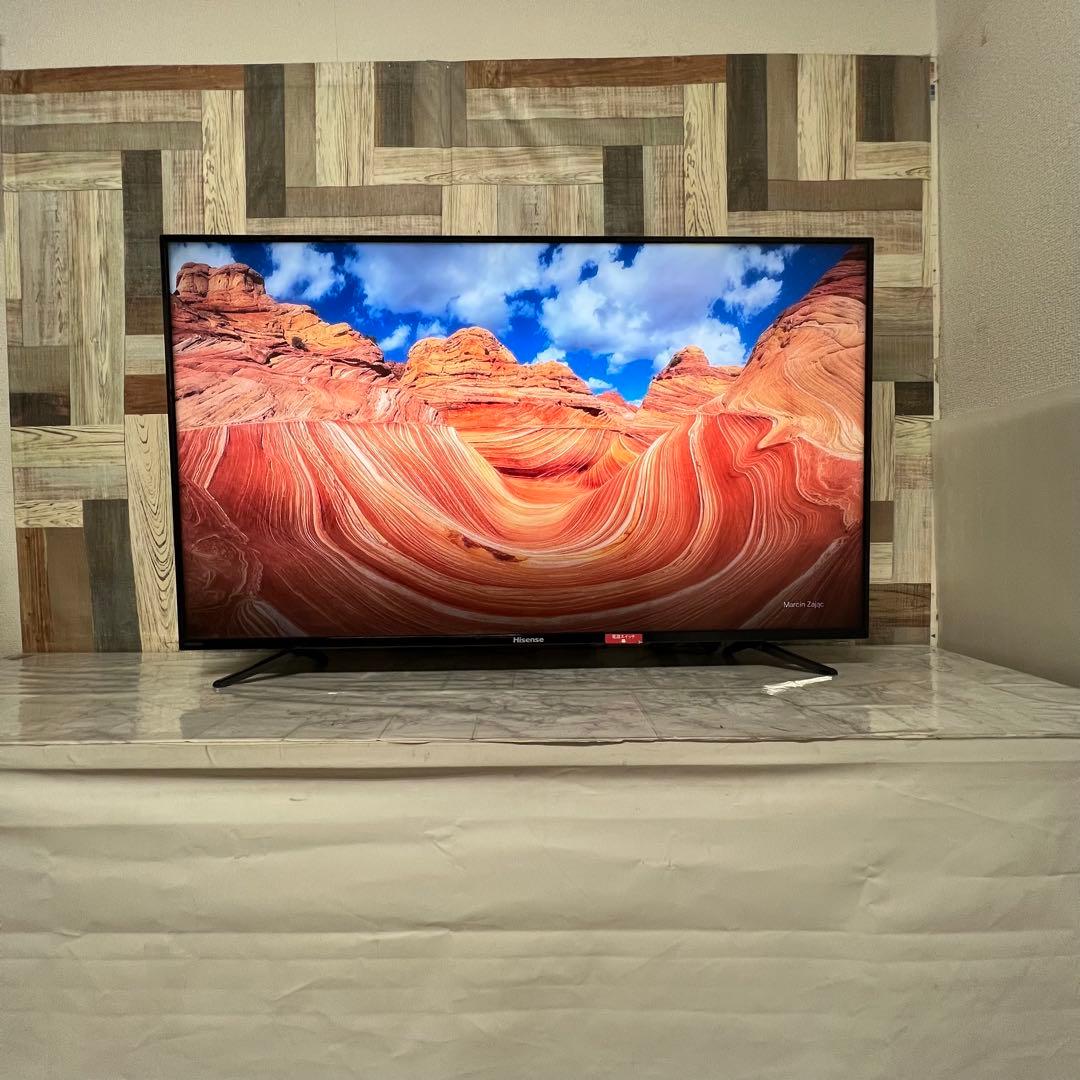 即日受渡❣️全国送料込ハイセンス50型液晶テレビ Wチューナー新品リモコン付