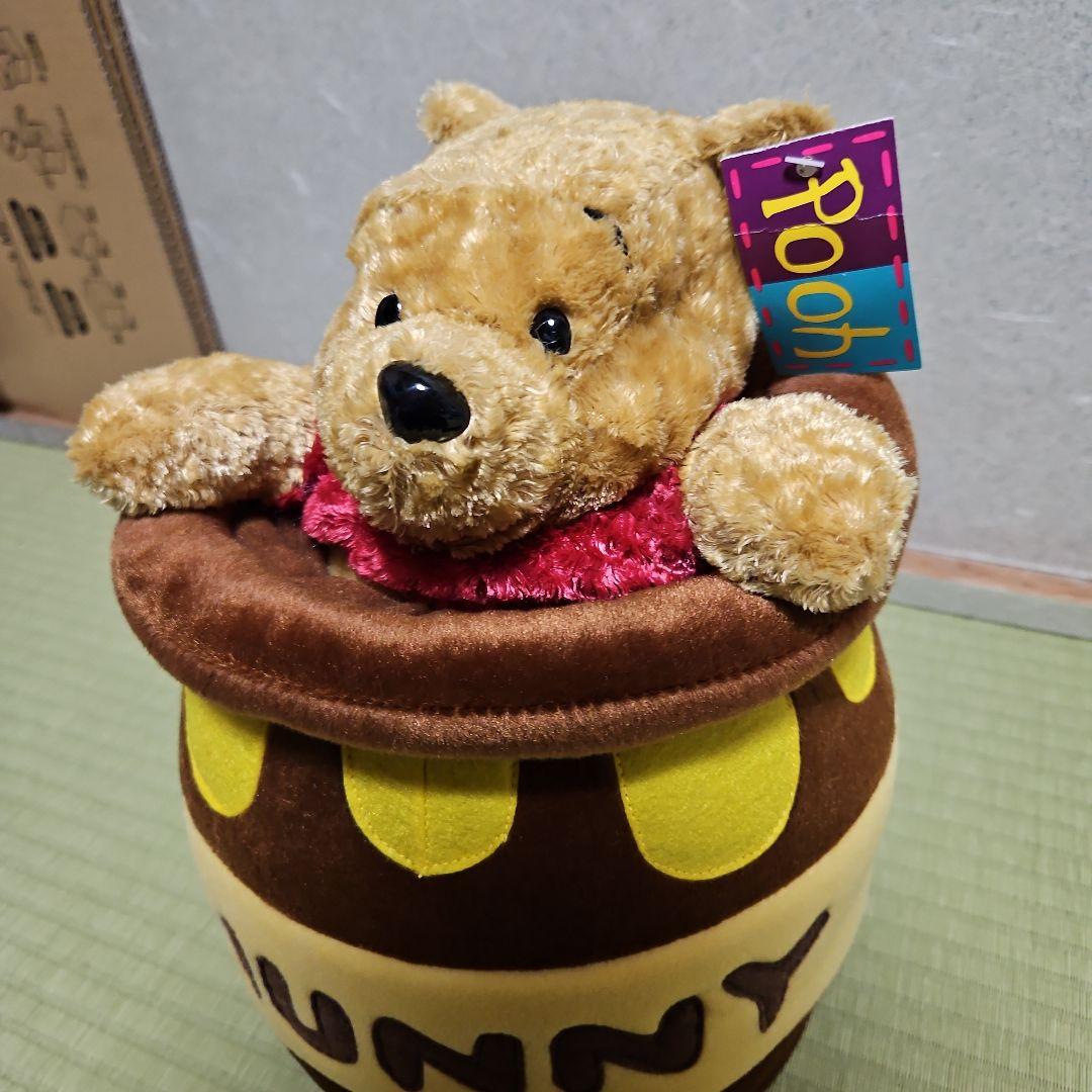 【動作確認済】くまのプーさん ぬいぐるみ オルゴール ハニーポット