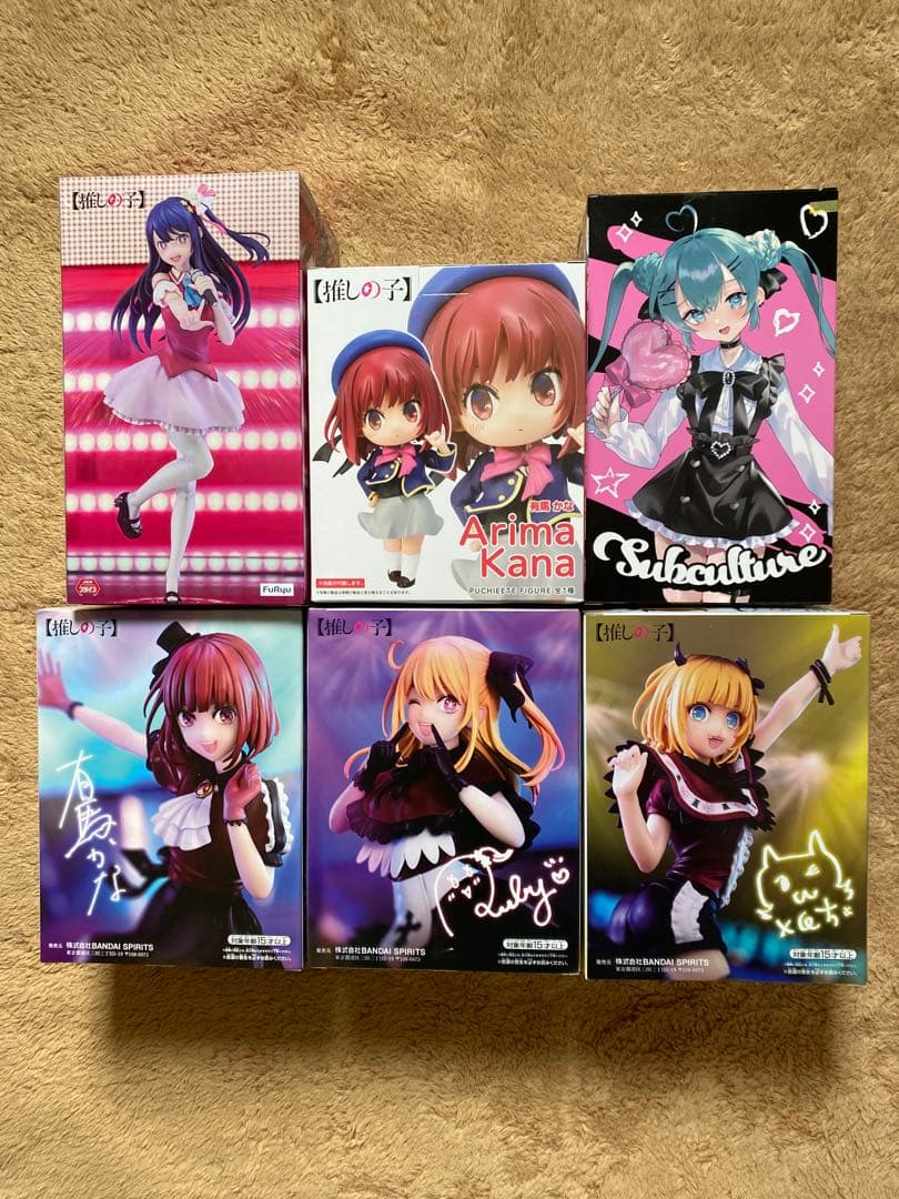 フィギュアセット 推しの子、初音ミク