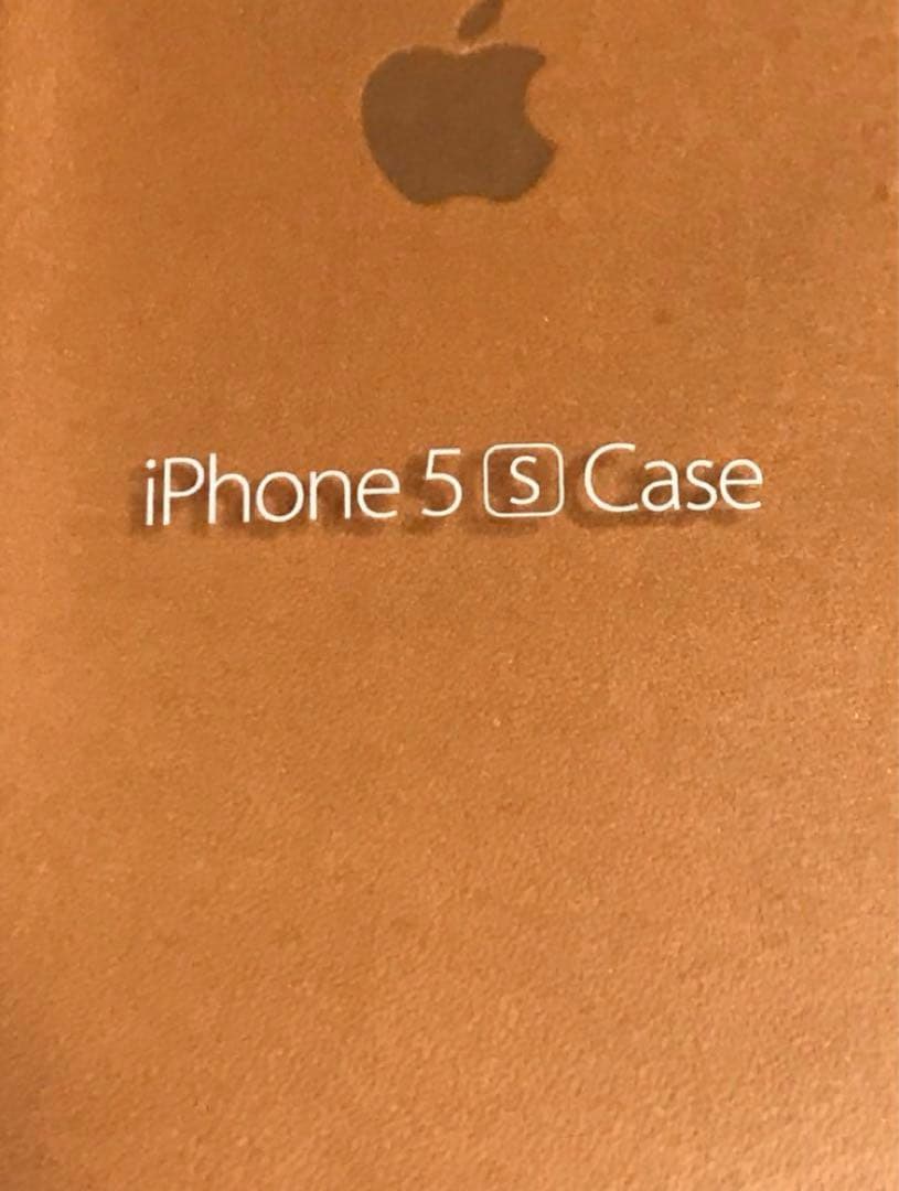 iPhone5s iPhoneSE用 Apple社純正レザーケース