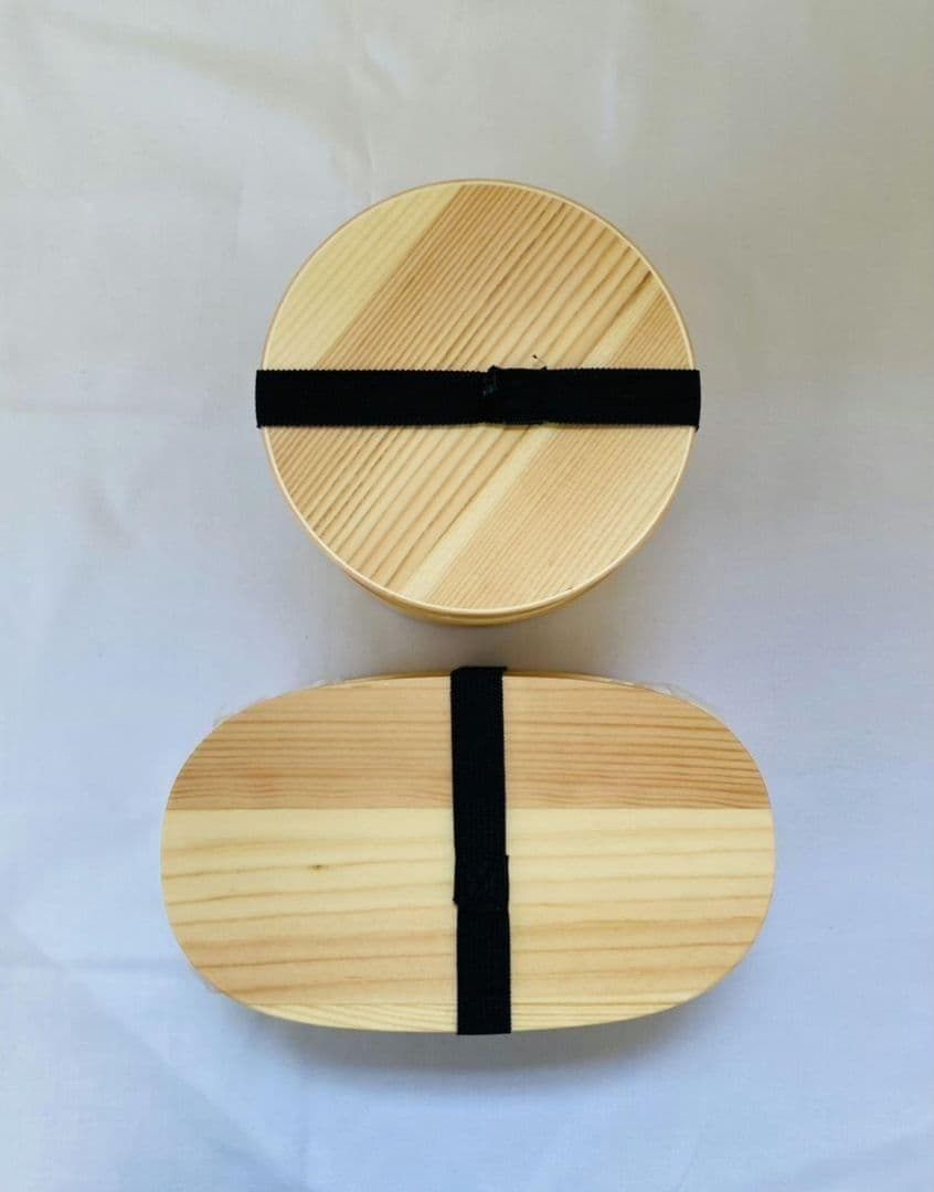 曲げわっぱ わっぱ お弁当箱 弁当箱 丸 円形 2個セット木製 新品