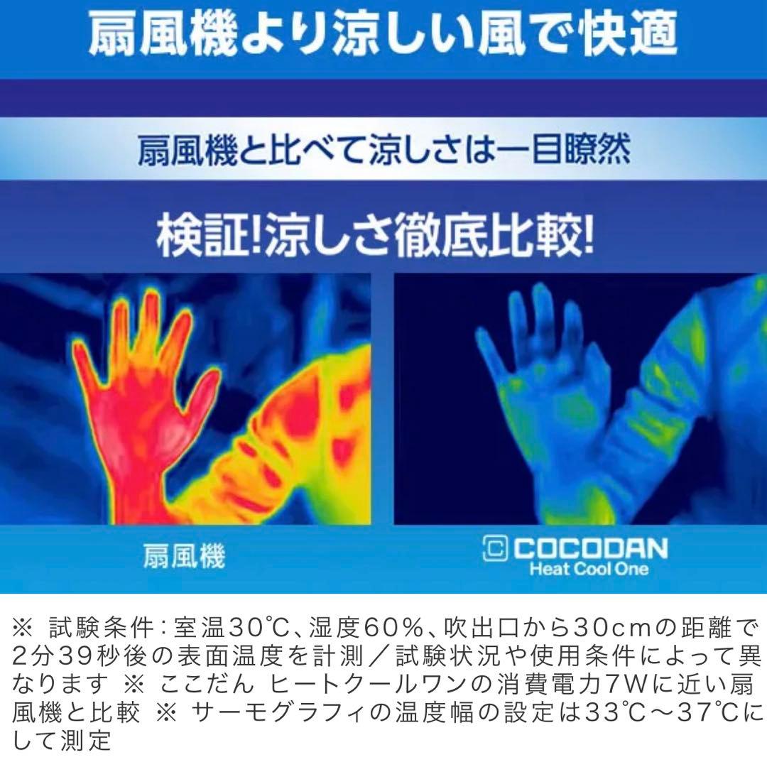 省エネ！ヒーター＆小型クーラー COCODAN ココダン ヒートクールワン