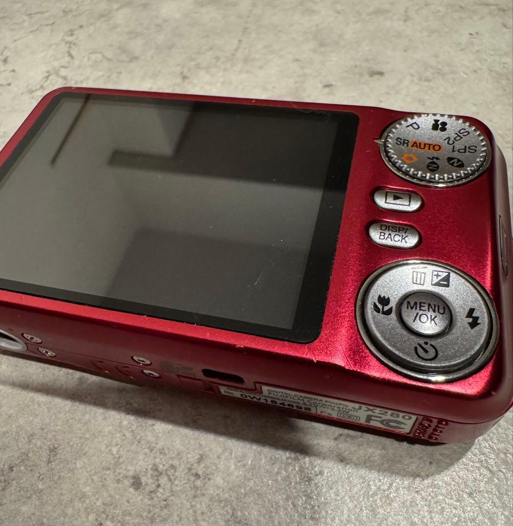 美品＊FUJIFILM FINEPIX JX280赤