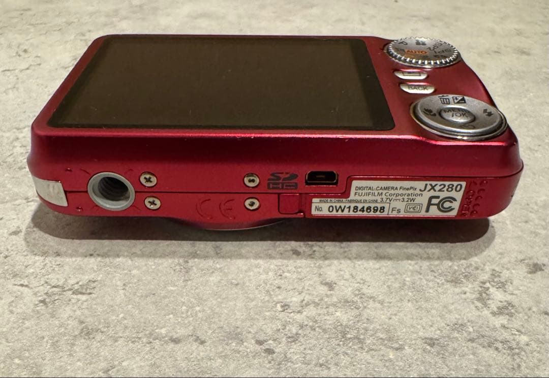 美品＊FUJIFILM FINEPIX JX280赤