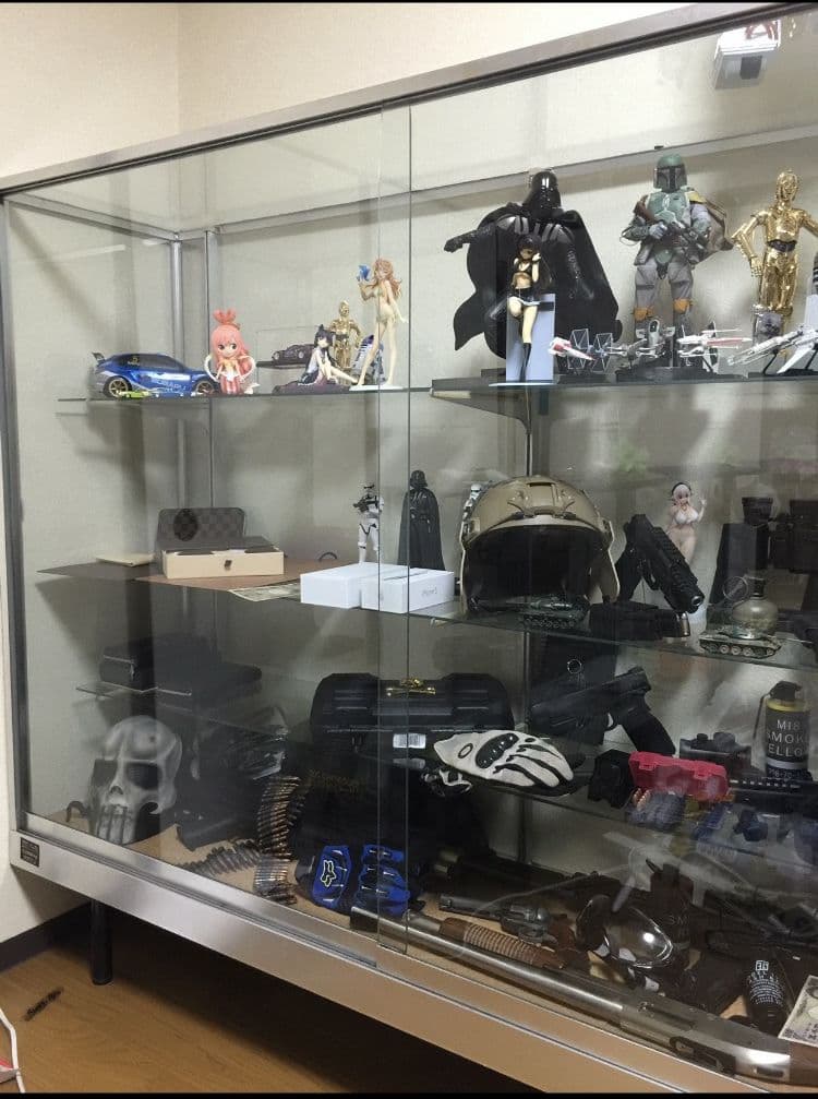 中古　超特大　業務用ガラスショーケース！発送不可品！直接受け渡し必須