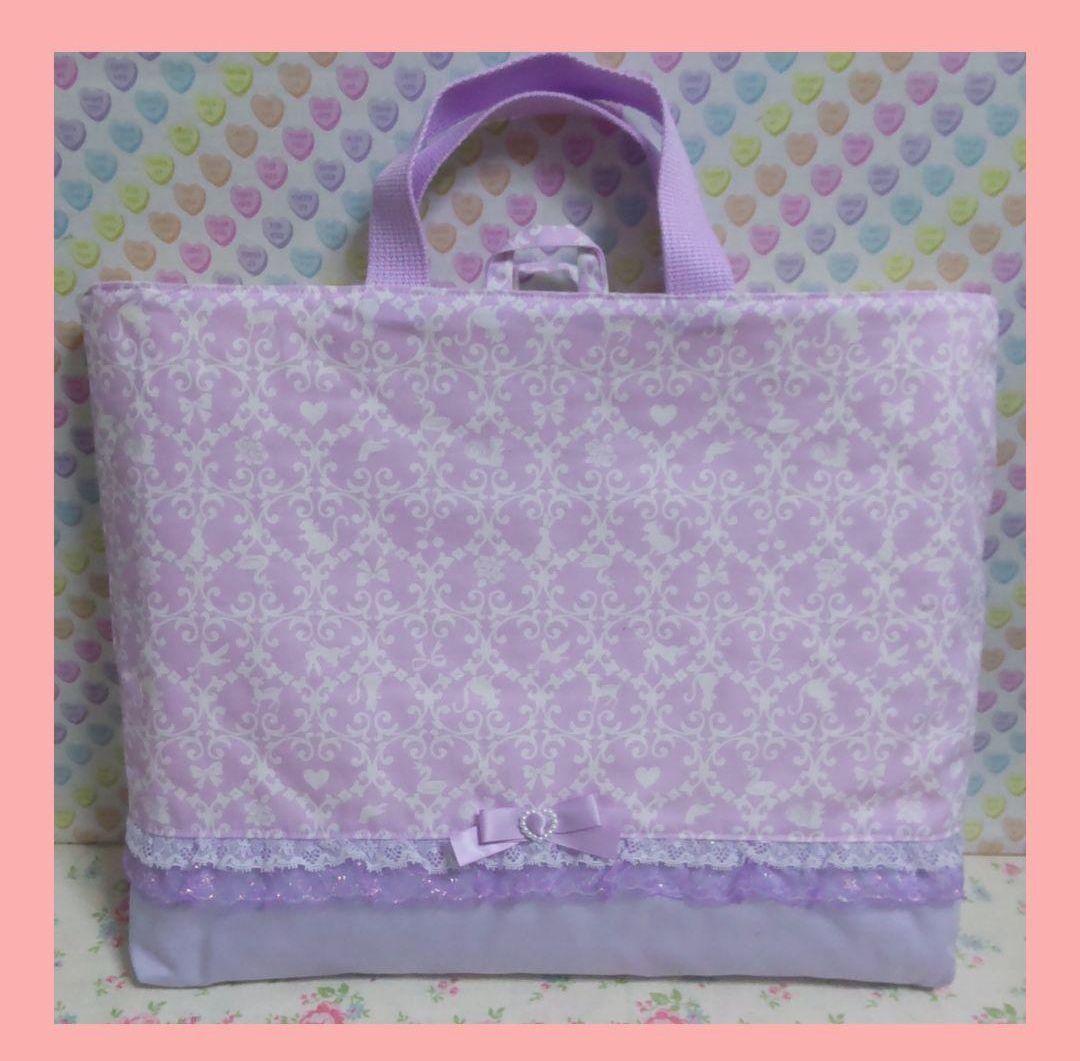 レッスンバッグ　上履き入れ　体操服入れ　ハンドメイド