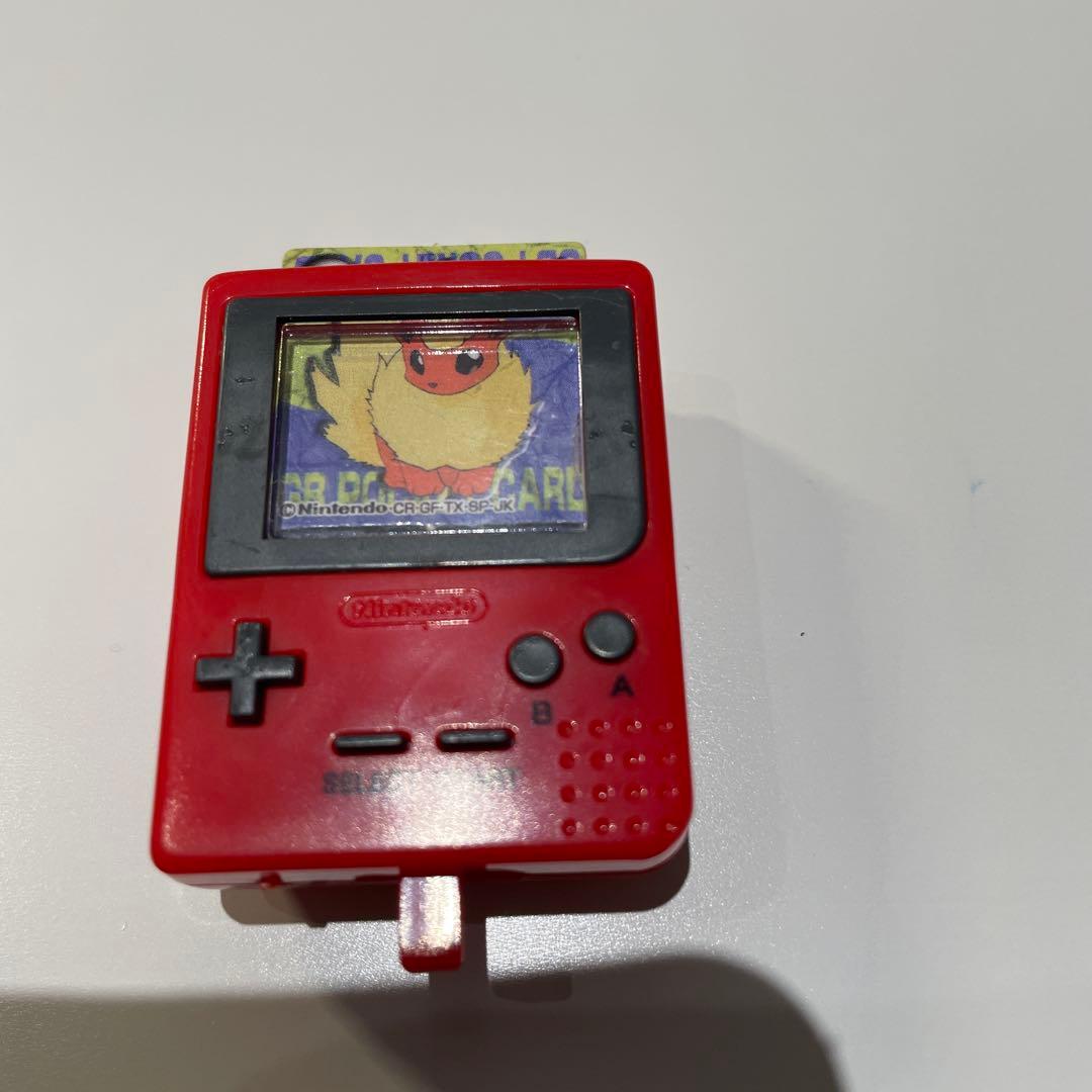 ①ポケモン　ブロスカード 129枚とゲムボーイのミニおもちゃ