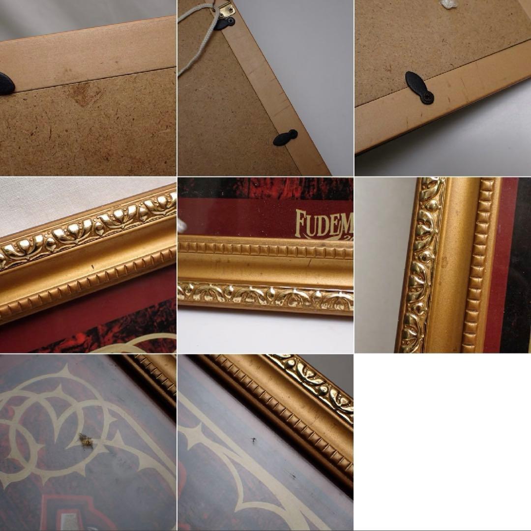 FUDMAE 筆前　Red Rose グラフィックポスター スカル