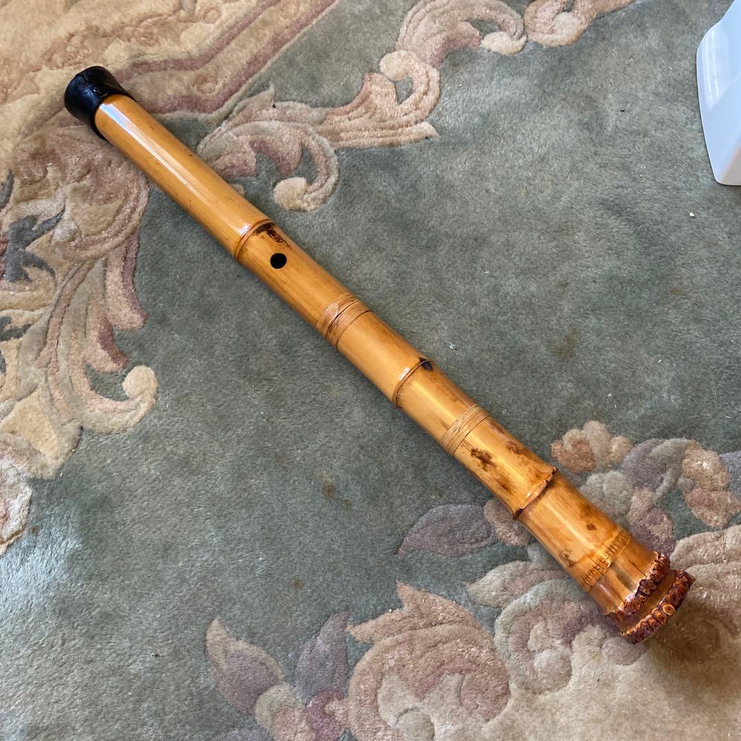 154 尺八　一尺七寸管　雪法ニ印