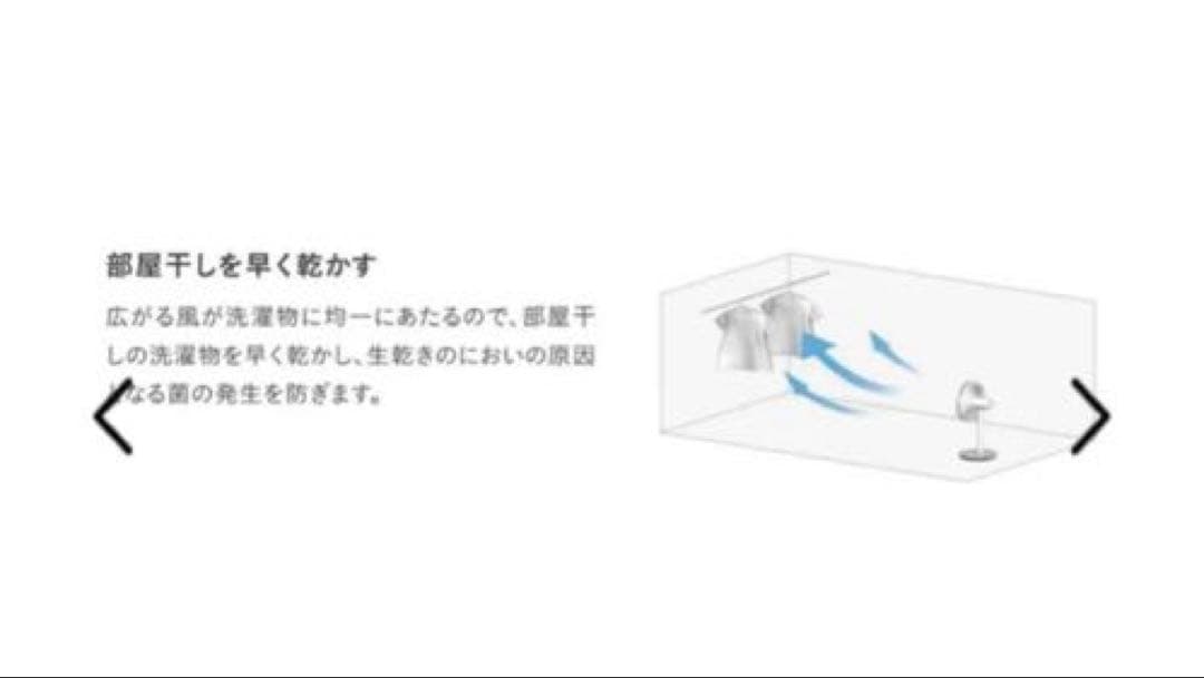新品未使用　バルミューダ グリーンファン　ダークグレーEGF-1800-DK