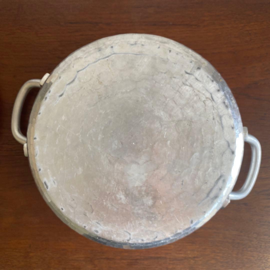 有次　両手鍋　21cm アルミ鍋