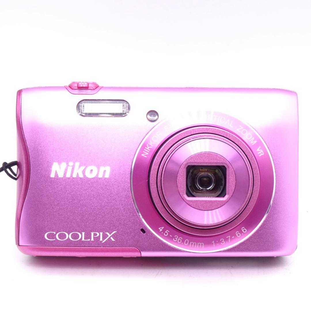 【完動美品】 Nikon COOLPIX S3700 サクラピンク コンデジ
