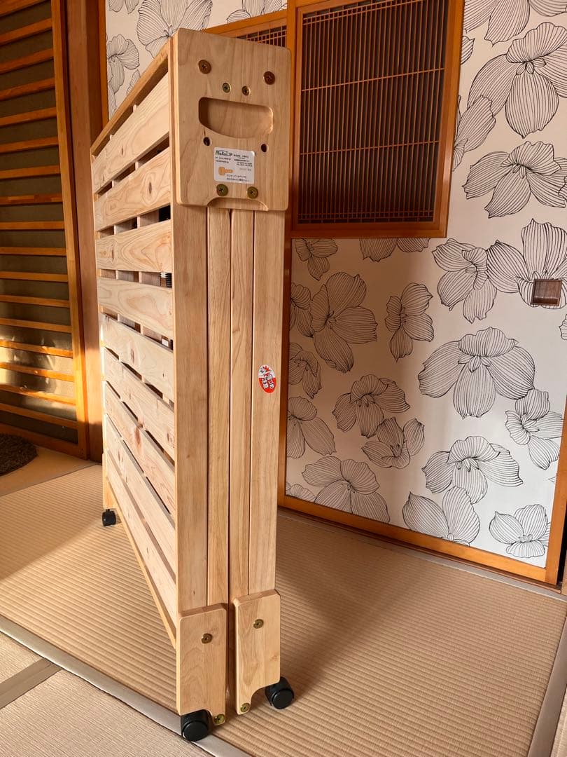 中井木工折りたたみひのきロータイプシングルヘッド付き