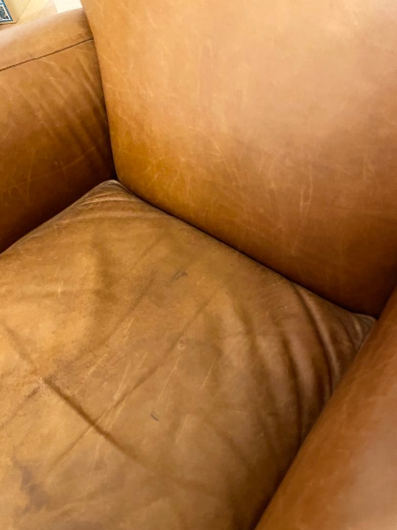 Vintage French Club Chair フレンチクラブチェア レザー