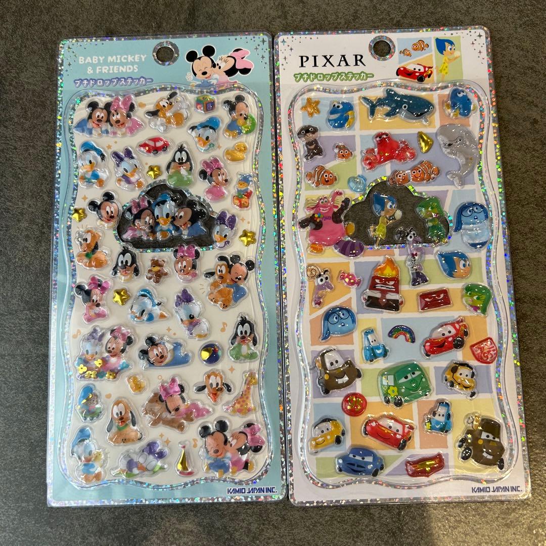 【正規品】プチドロップステッカー　ディズニー10枚セット