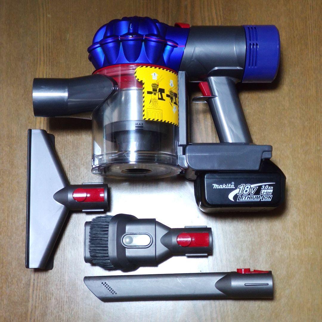 割引中ダイソンV8SV10掃除機＋マキタ18vアダプターセット分解清掃済み動作品