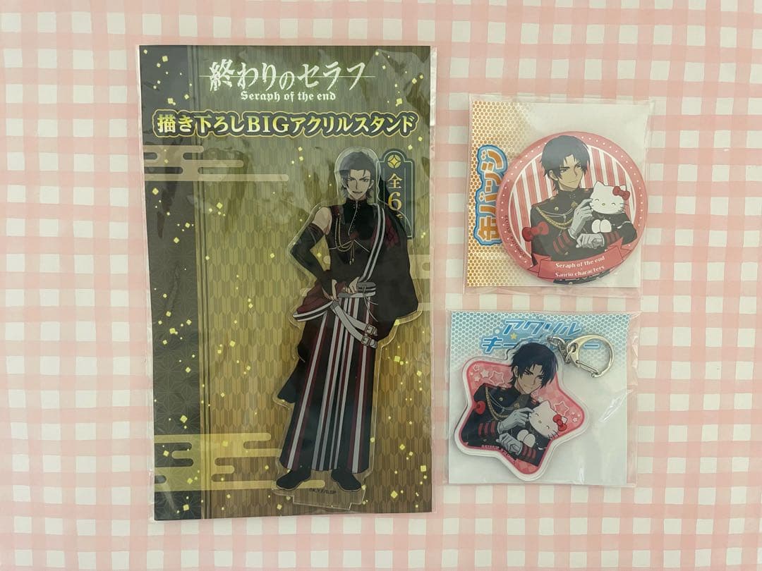 終わりのセラフ 一瀬グレン まとめ売り 缶バッジ アクスタ ごろりんマスコット