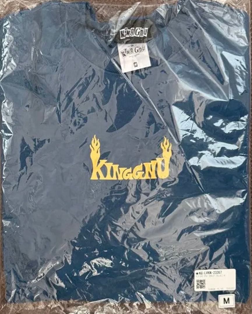 KING GNU FLYING GNU SWEAT ブルー M 常田