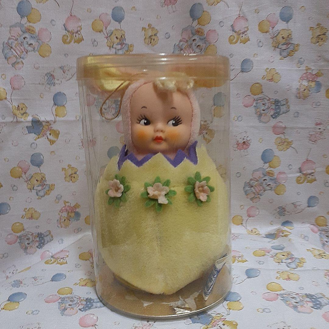 ヴィンテージ　レア　ラバーフェイスドール　バニー　ニッカボッカー 17cm