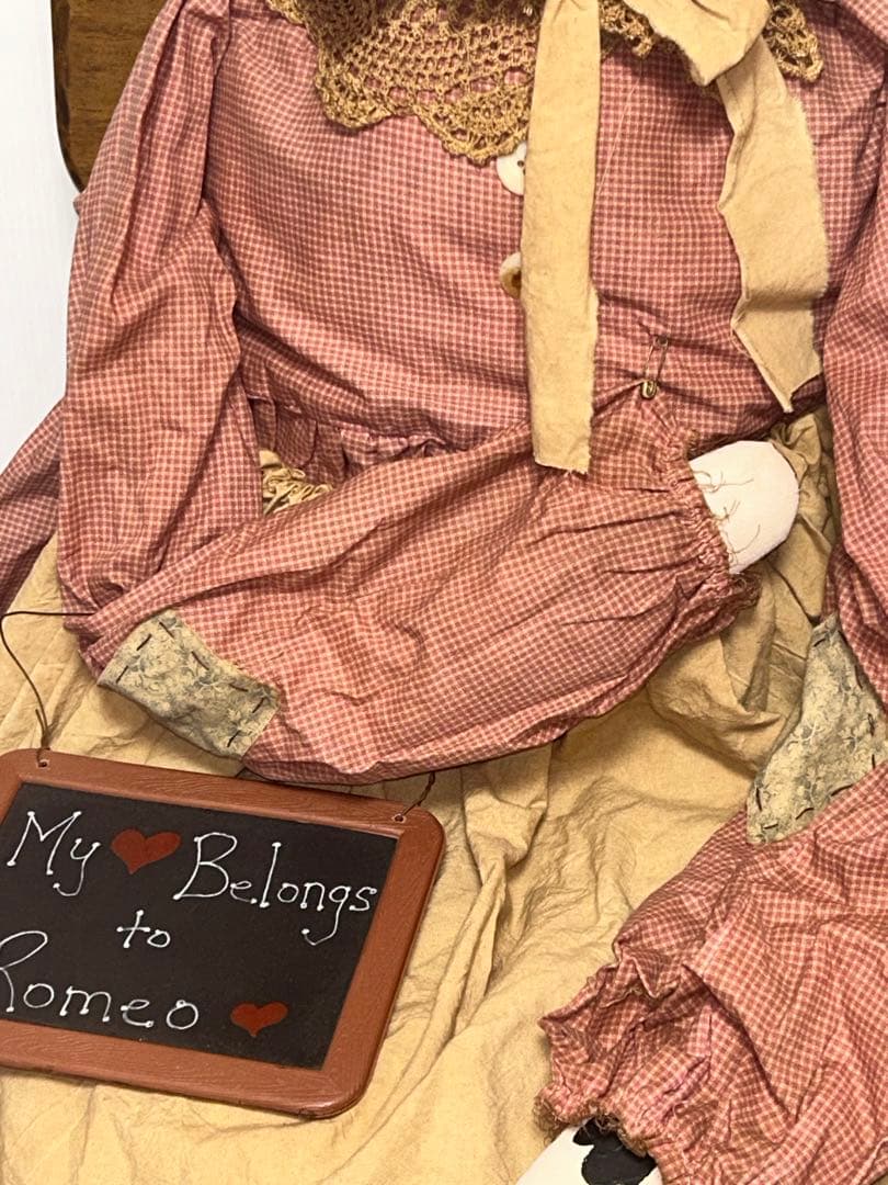 アティックベイビーズ特大カントリードール　牛さん