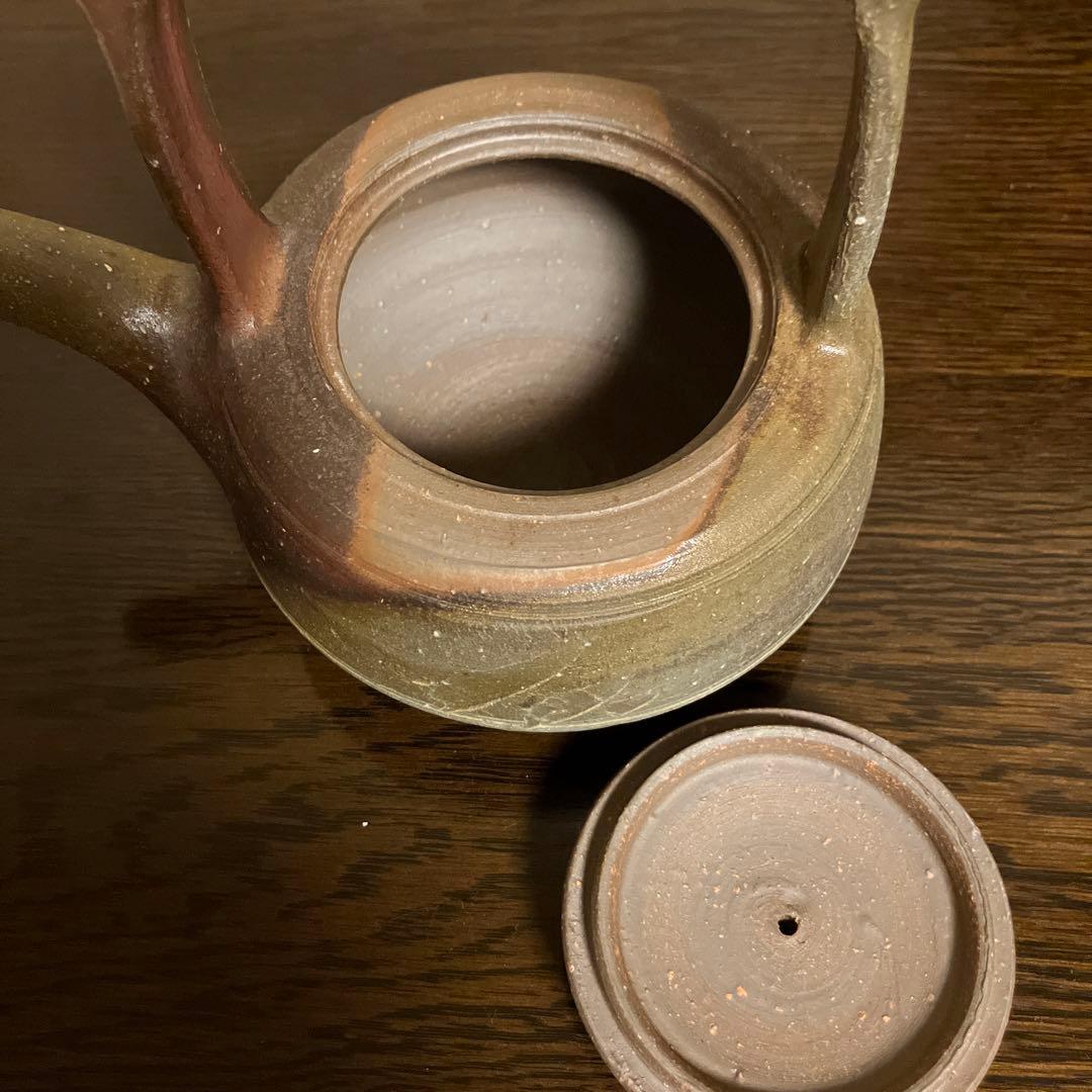 お値下げ 備前焼き 銚子 小日置武百作