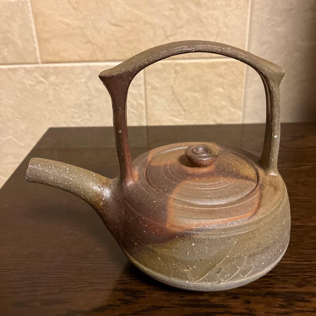 お値下げ 備前焼き 銚子 小日置武百作